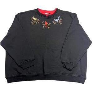 Vintage Links Grandma Sweatshirt Christmas Cardinal‎ Cottagecore